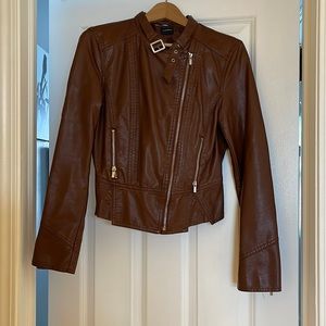 EUC Express Leather Moto Jacket (M)